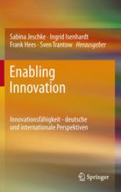 book Enabling Innovation: Innovationsfähigkeit - deutsche und internationale Perspektiven