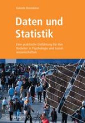 book Daten und Statistik: Eine praktische Einführung für den Bachelor in Psychologie und Sozialwissenschaften