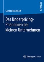 book Das Underpricing-Phänomen bei kleinen Unternehmen