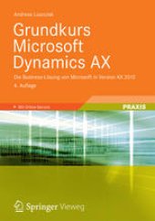 book Grundkurs Microsoft Dynamics AX: Die Business-Lösung von Microsoft in Version AX 2012