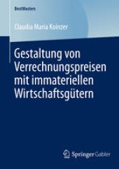 book Gestaltung von Verrechnungspreisen mit immateriellen Wirtschaftsgütern