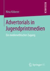 book Advertorials in Jugendprintmedien: Ein medienethischer Zugang