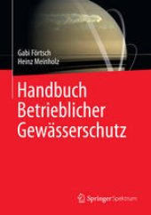 book Handbuch Betrieblicher Gewässerschutz