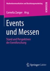 book Events und Messen: Stand und Perspektiven der Eventforschung