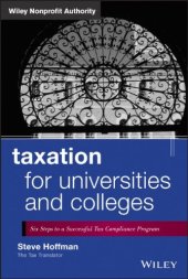 book Taxation for Universities and Colleges: Six Steps to a Successful Tax Compliance Program