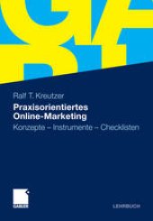 book Praxisorientiertes Online-Marketing: Konzepte – Instrumente – Checklisten