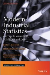 book Modern Industrial Statistics: With Applications in R, MINITAB and JMP