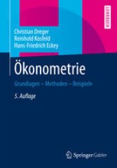 book Ökonometrie: Grundlagen – Methoden – Beispiele