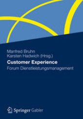 book Customer Experience: Forum Dienstleistungsmanagement