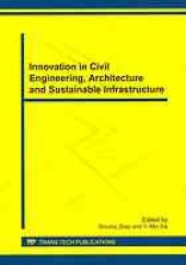 book Innovation in civil engineering, architecture and sustainable infrastructure