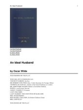 book An Ideal Husband