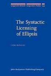 book The syntactic licensing of ellipsis