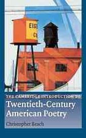 book The Cambridge introduction to twentieth-century American poetry