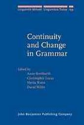 book Continuity and change in grammar