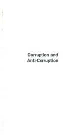 book Corruption and Anti-Corruption