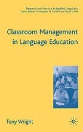 book Classroom management in language education