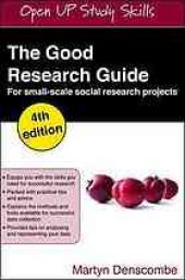 book The good research guide : for small-scale social research projects