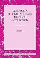 book Learning a second language through interaction