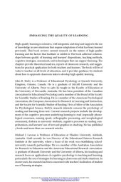 book Enhancing the quality of learning: dispositions, instruction, and learning processes