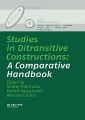 book Studies in Ditransitive Constructions: A Comparative Handbook