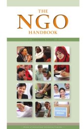 book THE NGO HANDBOOK