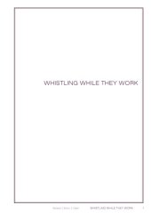 book Whistling While They Work: A Good-Practice Guide for Managing Internal Reporting of Wrongdoing in Public Sector Organisations