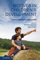 book Motives in children’s development: cultural-historical approaches