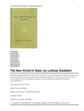 book The New World of Islam