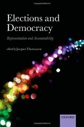 book Elections and Democracy: Representation and Accountability