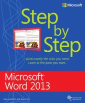 book Step by step Microsoft Word 2013