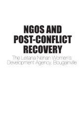 book NGOs and Post-Conflict Recovery