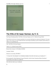 book The Wife of Sir Isaac Harman