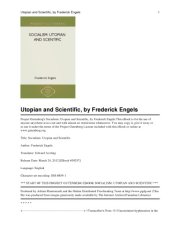 book Socialism: Utopian and Scientific