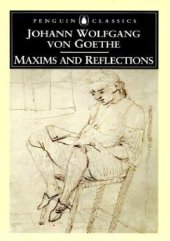 book Goethe - Maxims And Reflections