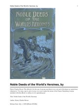 book Noble Deeds of the World's Heroines