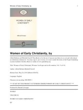 book Women of Early Christianity