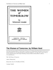 book The Women of Tomorrow...