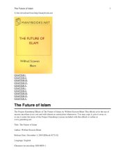 book The Future of Islam