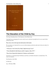 book The Education of the Child