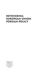 book Rethinking European Union Foreign Policy