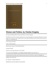 book Women and Politics