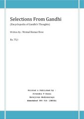 book Selections From Gandhi