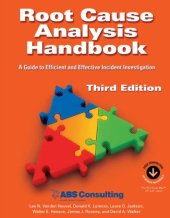 book Root cause analysis handbook : a guide to efficient and effective incident investigation