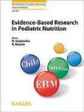 book Evidence-based research in pediatric nutrition