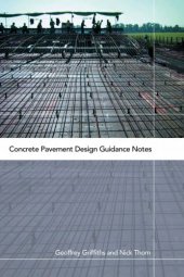 book Concrete pavement design guidance notes