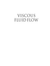 book Viscous fluid flow