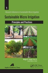 book Sustainable micro irrigation : principles and practices