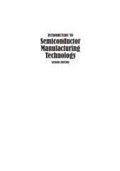 book Introduction to Semiconductor Manufacturing Technology