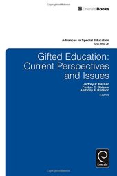 book Gifted Education: Current Perspectives and Issues