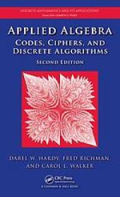 book Applied algebra : codes, ciphers, and discrete algorithms